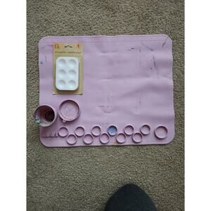 Silicone paint pallette